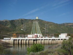 Pumped energy storage facility in Castaic