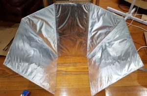 Small solar oven array