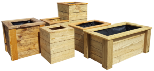 Custom Pine Planter Boxes