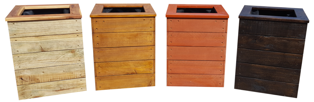 planter box stain examples