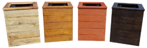 planter box stain examples